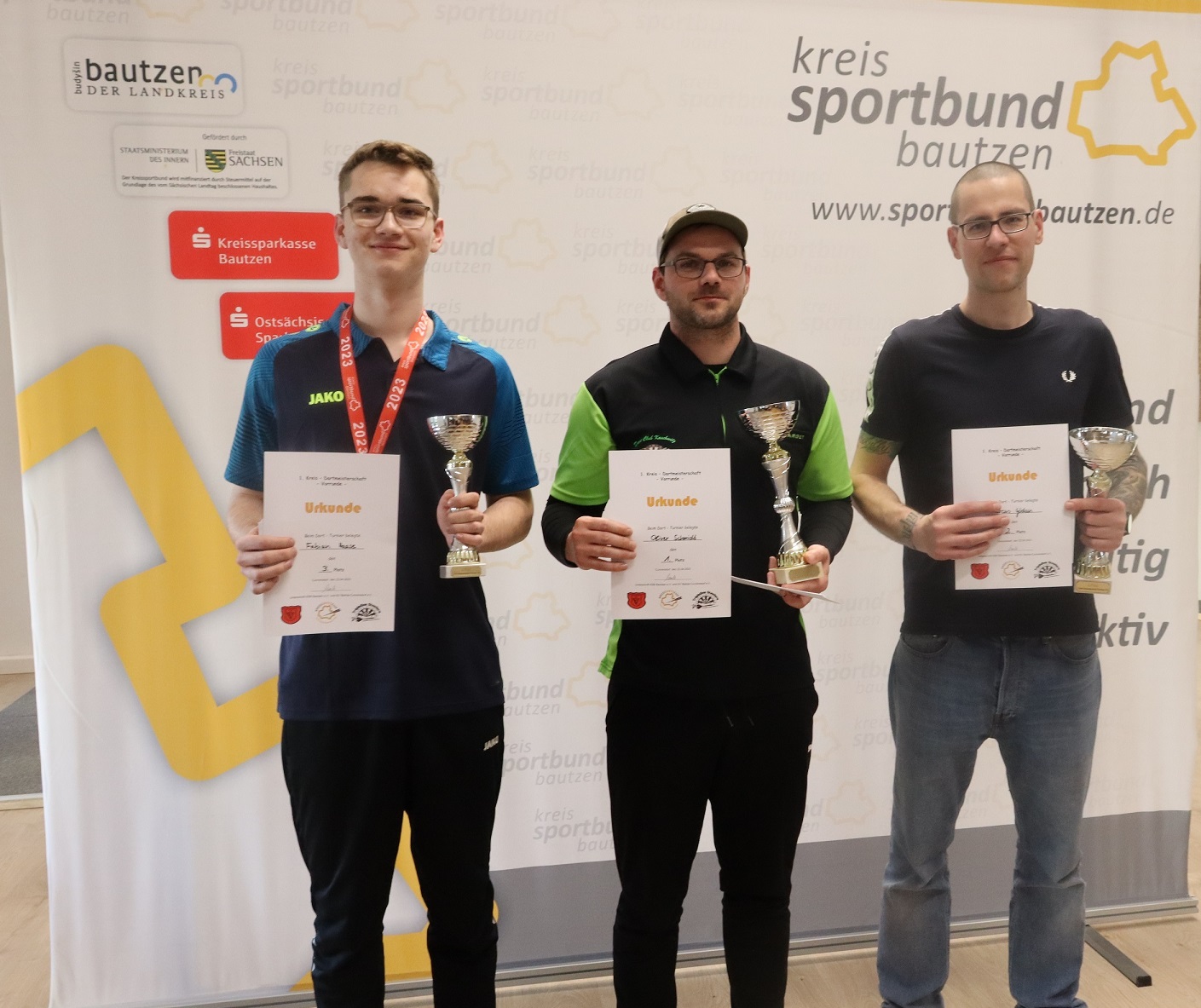 Sportbund Bautzen Newsbild - Vorrunde der Kreis-Dartsmeisterschaft in Cunnersdorf